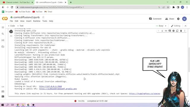 Comic Diffusion - Stable Diffusion 1-CLICK Google Colab Setup смотреть онлайн