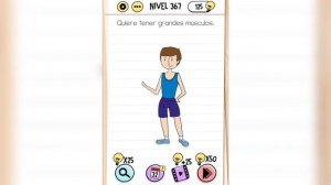 Brain Test Nivel 367 Quiere tener grandes músculos