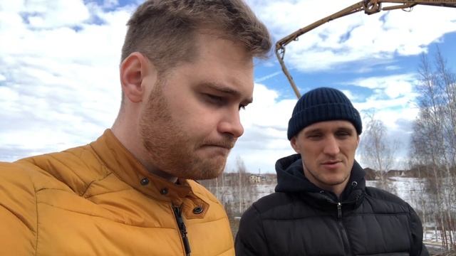 Заливаем перекрытие с консолями. Проверка армирования. Важный момент в строительстве дома! смотреть онлайн