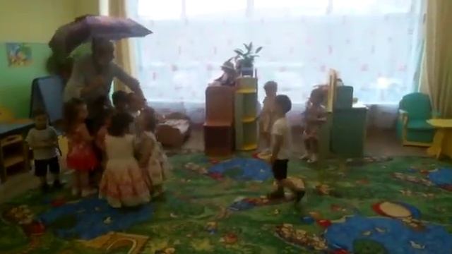 Подвижная игра "солнце и дождик" смотреть онлайн