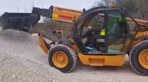 CASE телескопический погрузчик. Тест