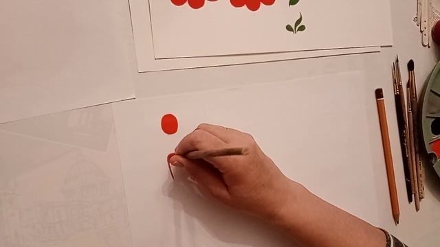 Мастер-класс "Валдайская роспись" Часть 1. Основные элементы смотреть онлайн