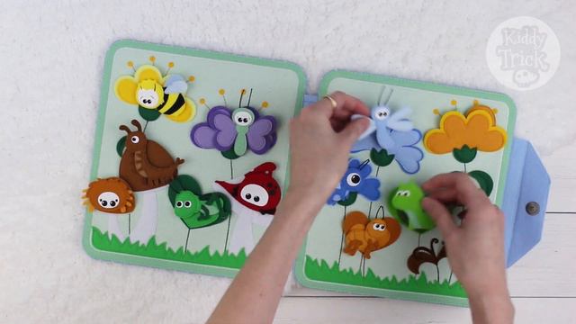 Soft book Bugs / Игра из фетра Букашки смотреть онлайн