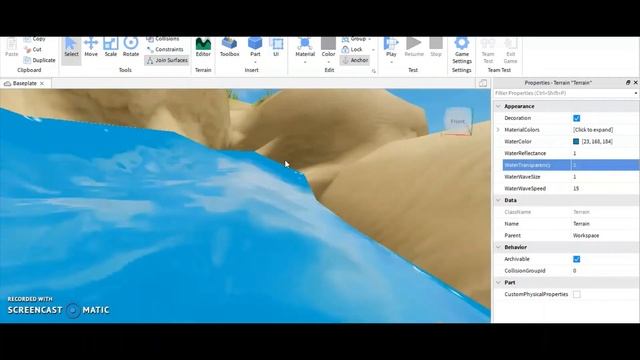 ROBLOX STUDIO #18 Terrain Editor | orl games смотреть онлайн