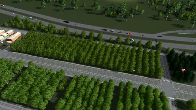 Cities: Skylines Sunset Harbor | Деревянный район производства #15 смотреть онлайн