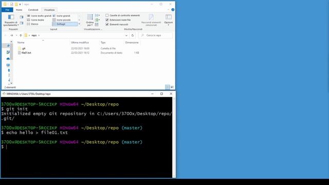 Git tutorial italiano for beginner intro to bash, init, add, commit e status - Corso completo #01 смотреть онлайн