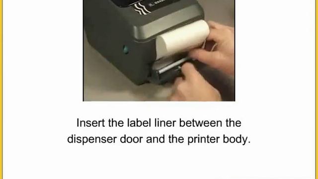 Zebra GX430t Label Printer: Printing In Label Dispense Mode | Accept UK смотреть онлайн