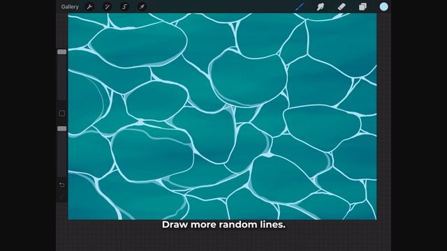 How to Paint Water Caustic | Easy Step-by-Step Digital Art Tutorial смотреть онлайн