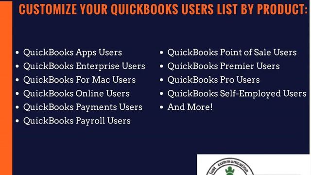 Get Verified QuickBooks Users List at Thomson Data смотреть онлайн