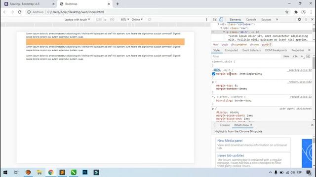Curso Completo Bootstrap 4 | Utilities Spacing, Clase 14 смотреть онлайн
