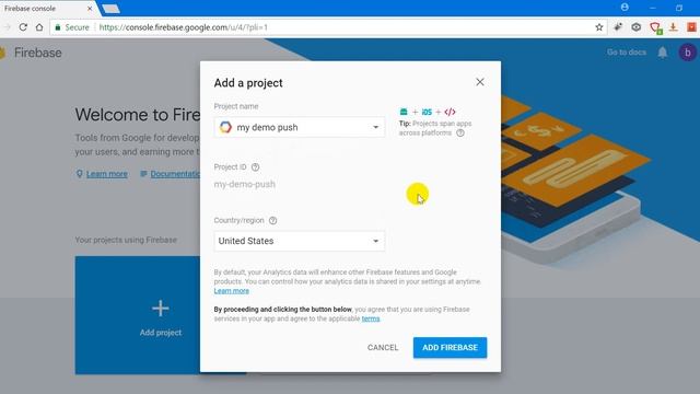 setup push notification смотреть онлайн