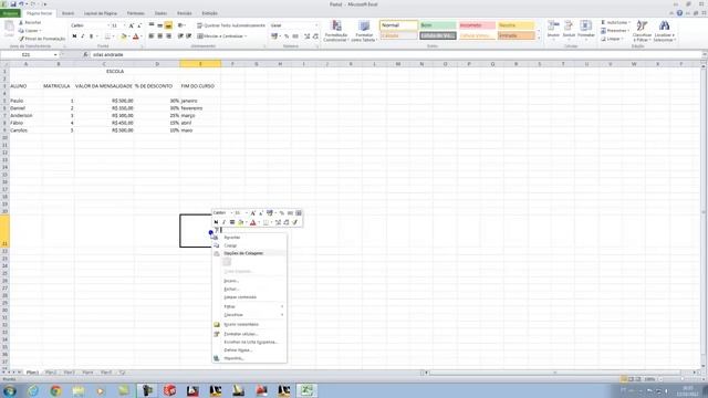 Tutorial de Excel 2010, 1° video-tutorial por Silas Andrade смотреть онлайн