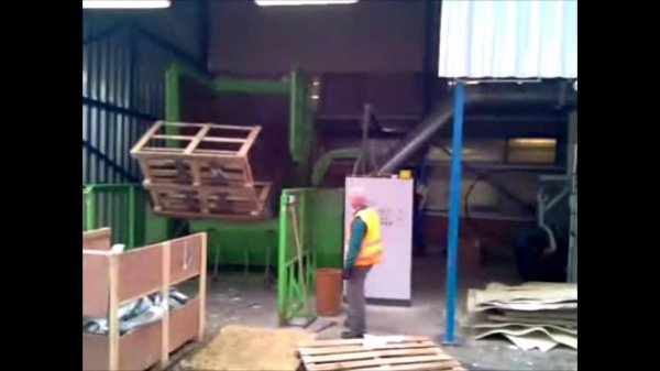 Линия переработки отходов гипсокартона, бумаги. http://www.netmus.ru