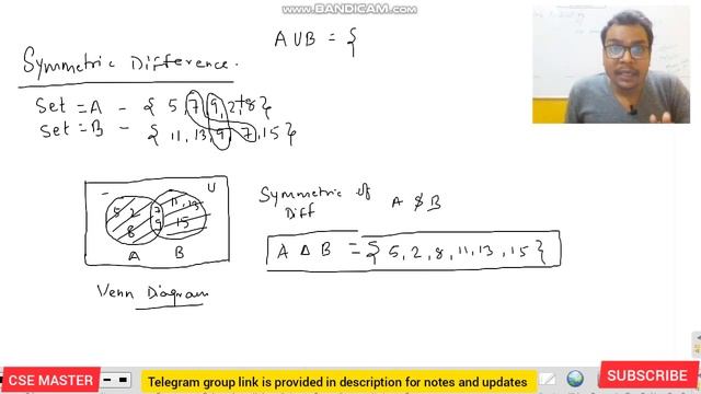 L-1.5.3 | Symmetric Difference | Complete Discrete mathematics | 3rd Semester SBTE| Computer Scienc смотреть онлайн
