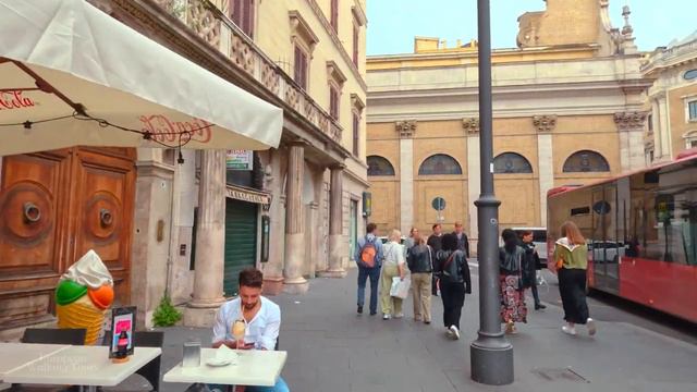 Walking tour - Rome - Italy смотреть онлайн