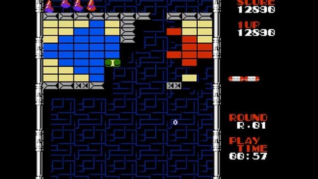 [NES/FC] Arkanoid - Revenge of Doh (Arkanoid 2). All stage. FC 打砖块2 通关 смотреть онлайн