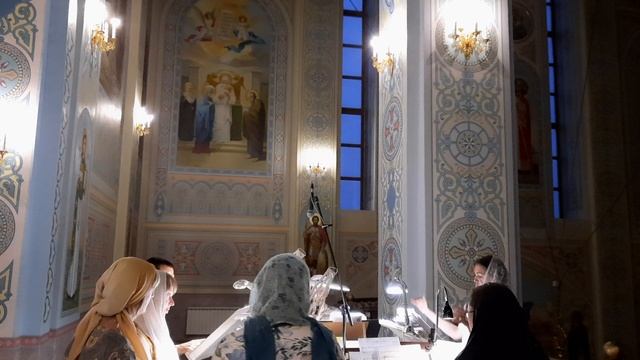 Кондак Успения Пресвятой Богородицы. Регент Екатерина Артюхова. смотреть онлайн