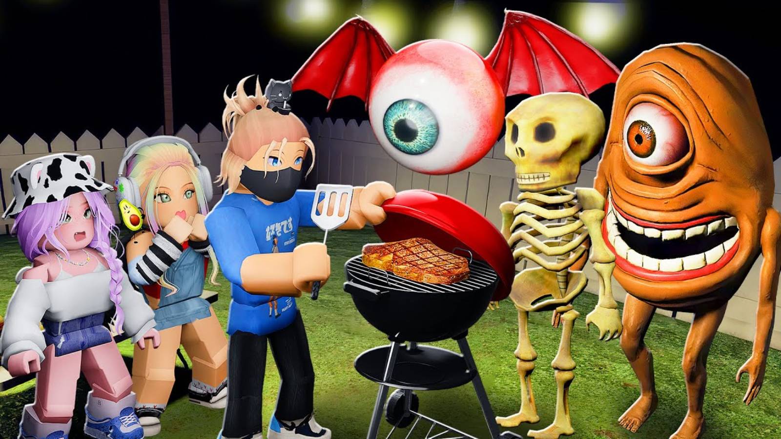 НОВЫЕ КАРТЫ И ИВЕНТЫ В ЯДЕРКЕ! ЖАРИМ МЯСО С ДРУЗЬЯМИ! Roblox смотреть онлайн