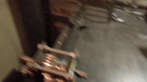 Пресс для замятия  окончания профильной трубы 15/15.