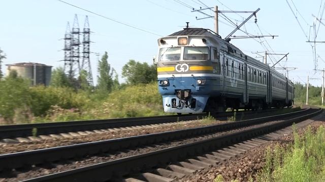 Дизель-поезд ДР1А-312 Санкт-Петербург — Таллин смотреть онлайн
