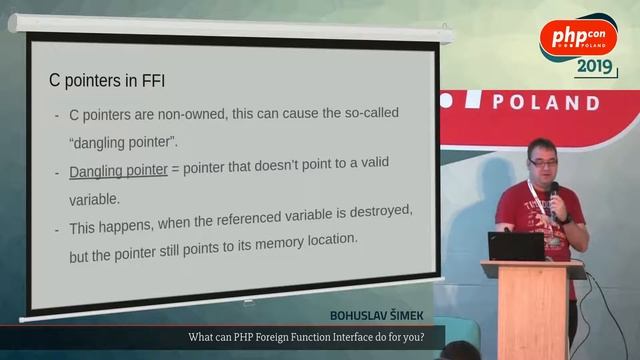 Bohuslav Šimek: What can PHP Foreign Function Interface do for you? @PHPcon Poland 2019 смотреть онлайн
