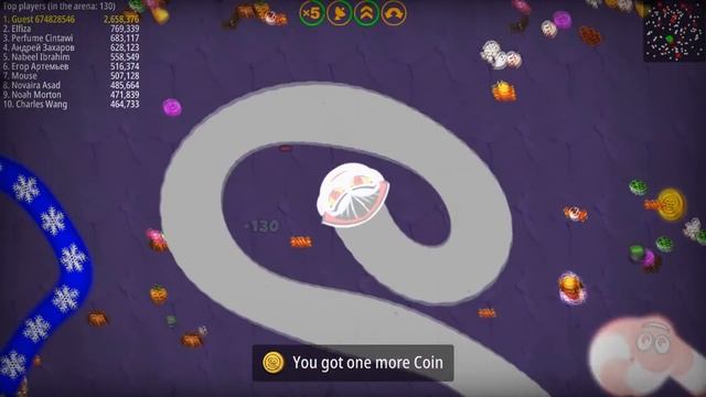 Worms Zone Halloween © 4.4 Million How To Win All Fat Bots ? Top 1 Slither Snake New Update 2020 смотреть онлайн