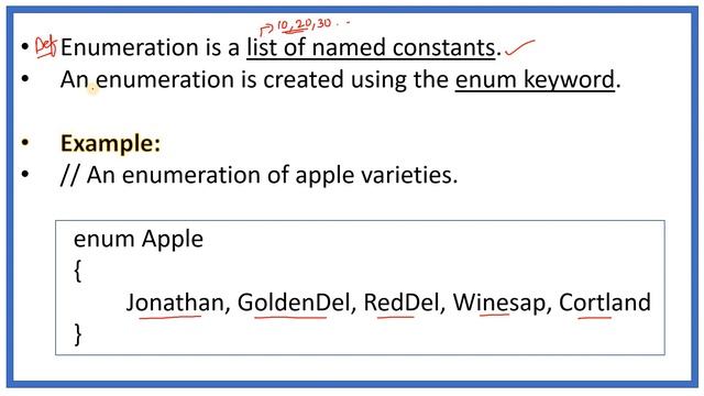 Enumeration in JAVA смотреть онлайн