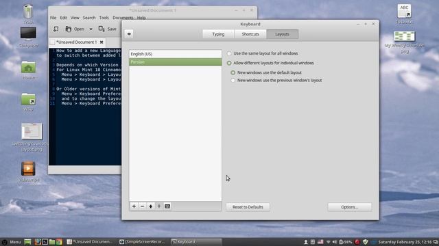 Adding Languages to Linux, and setting shortcut keys смотреть онлайн
