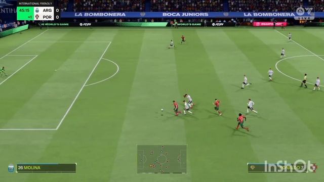 Argentina Vs Portugal - Friendly Match | Messi Duel Ronaldo - Fc 24 Ps4