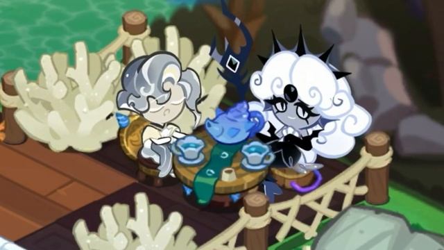 Black pearl and oyster cookie Chaotic Friend’s conversation || Cookie run kingdom смотреть онлайн