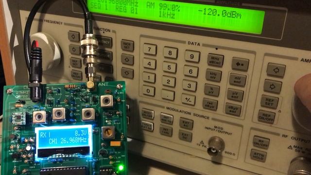 27MHz QRpppppppppp RIG / RX test смотреть онлайн