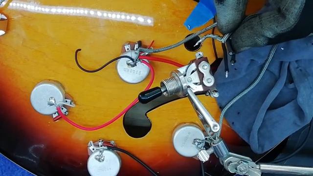 Recableado guitarra semihueca. Epiphone Dot. смотреть онлайн