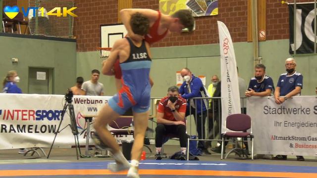 🤼 | Wrestling | German Championships 2021 Cadets (Freestyle) - 71kg R 1 | MÜLLER Vs. ABUALJUBAIN