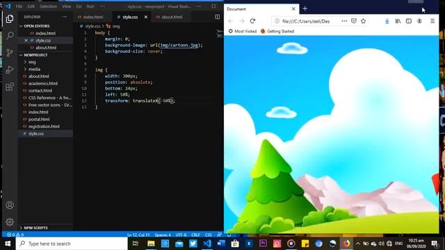 How to create a simple animation Rocket with HTML and CSS смотреть онлайн