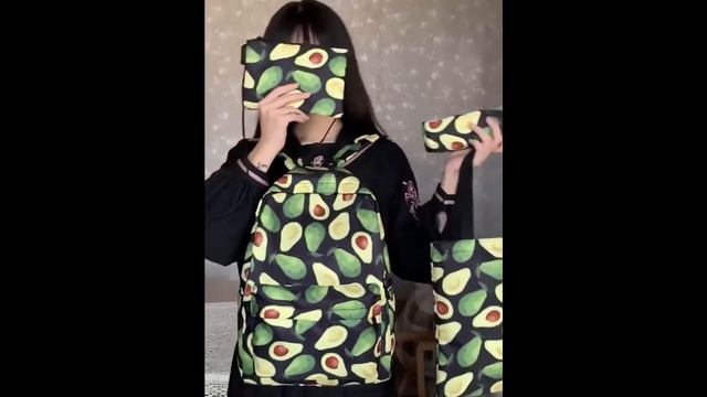 ? Рюкзаки женские детские с принтом Авокадо смотреть онлайн