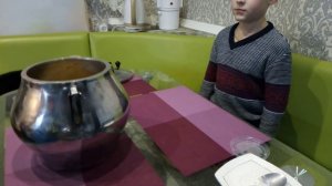 Тушеная картошка с желудками в афган казане