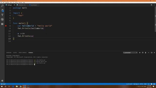 How to debug Golang application with VS Code смотреть онлайн