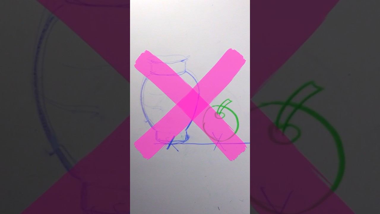 ОШИБКИ НАЧИНАЮЩИХ. Учебный натюрморт. смотреть онлайн