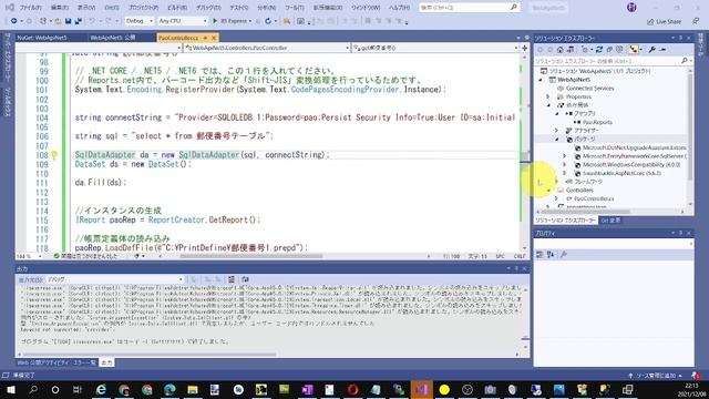 5. [.NET5] REST API(WEB API)で帳票作成-2 SQL Server編/Windows Form クライアントで出力 / 実装過程に「実践技」盛りだくさんにつき長編動画。 смотреть онлайн