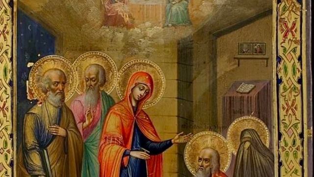 Пречистая Мати Христа моего…(песнопение) молитва преп.Сергия Радонежского с текстом в описании. смотреть онлайн