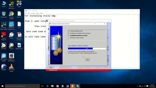 How to install Oracle 10g(in Windows) смотреть онлайн