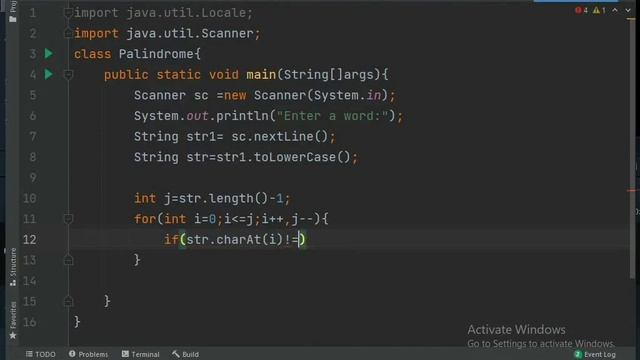 Java Program | How to check given word by user is palindrome or not? in java смотреть онлайн
