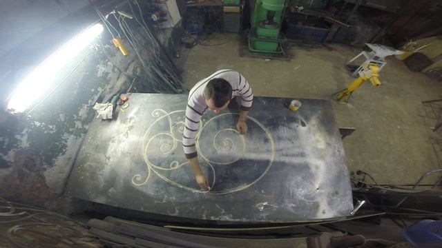 кованные перила. эскиз смотреть онлайн