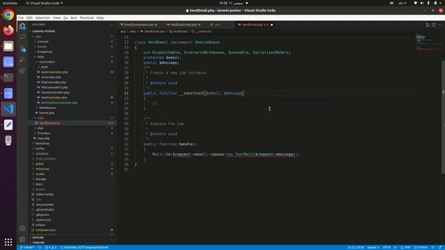 How to implement queue in Laravel and queuing email in Laravel смотреть онлайн