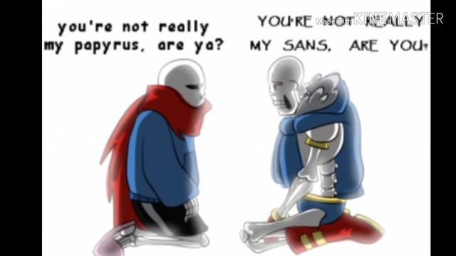 Sans meets Disbelief Papyrus comic By:xx-avj-xx смотреть онлайн