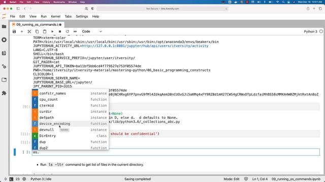 Mastering Python - Basic Programming Constructs - 09 Running OS Commands смотреть онлайн