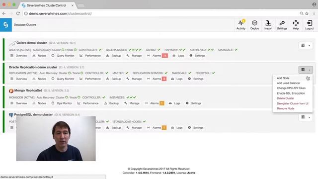 Database Scaling with ClusterControl - Product Demonstration смотреть онлайн