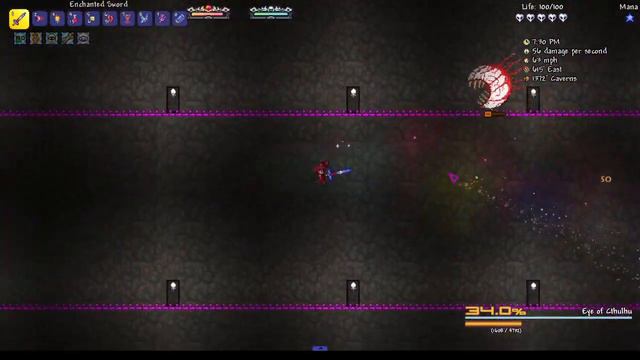[Terraria Calamity Mod] Eye of Cthulhu Revengeance Nohit смотреть онлайн