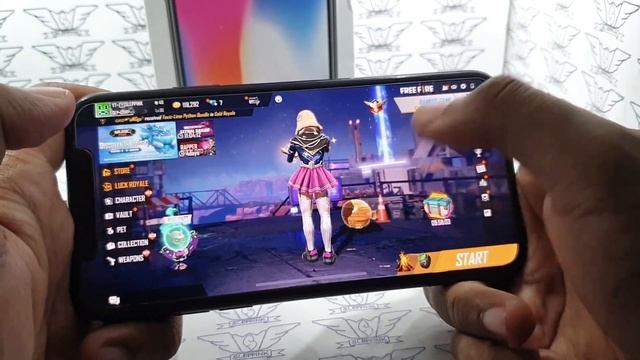 IPhone X Ram 3 GB Game Test Freefire Handcam || Apple A11 Bionic (10nm) || Battery 2716 MAh