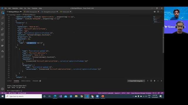 Create Web App using ARM Template смотреть онлайн